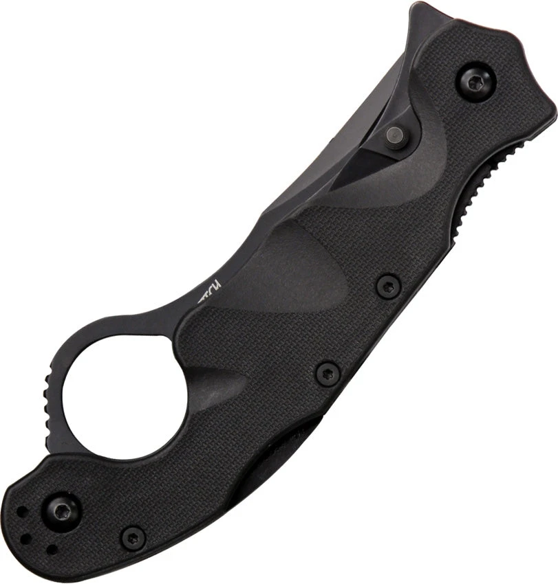 5.11 Tactical Double Duty Karambit Lockback Folding Serrated Blade Black FRN Handle Knife 51072 4 5.11 Tactical Double Duty Karambit Lockback Folding Serrated Blade Black FRN Handle Knife 51072 - Image 2