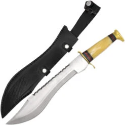 Crocodile Hunter Stag Horn Big Bowie Knife -Elite Knives Shop 8G3 PK1010B A 5 30351.1626105062