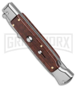 Elite Knives Shop -Elite Knives Shop AKC Swinguard 9in Snakewood Damascus Bayo GX 4274 jr spine large