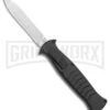 AKC X-treme EVO Black OTF Automatic Knife W/ Pocket Clip - Satin Plain -Elite Knives Shop AKC X Treme EVO OTF Auto Black Satin DP BHQ 141226 jr large