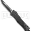 Atomic Defender Mini OTF Automatic Knife Black - Two Tone Drop Point 2 Atomic Defender Mini OTF Automatic Knife Black - Two Tone Drop Point -Elite Knives Shop Atomic Defender Mini OTF Black TT DP GX 38642 jr large