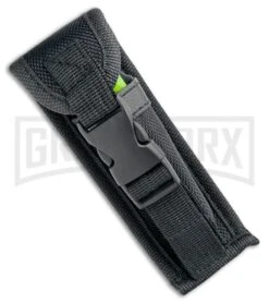 Atomic Defender Mini OTF Automatic Knife Zombie Green - Serr Two Tone Dagger -Elite Knives Shop Atomic Mini Defender Bright Green OTF Auto Black Dagger Serr GX 33965 jr sheath large