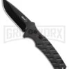 Boker Plus Strike Automatic Knife - Drop Point Black Plain -Elite Knives Shop Boker Plus Strike Bowie Auto Black 01BO433NSOI BHQ 97031 jr large