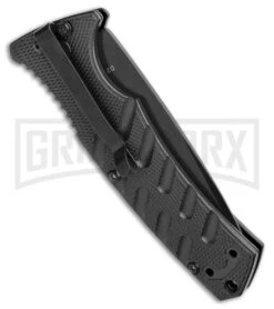 Boker Plus Strike Automatic Knife - Drop Point Black Plain 10 Boker Plus Strike Automatic Knife - Drop Point Black Plain -Elite Knives Shop Boker Plus Strike Bowie Auto Black 01BO433NSOI BHQ 97031 jr side large