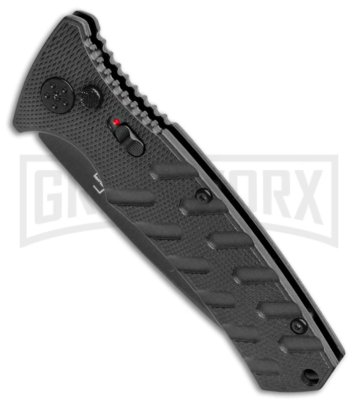 Boker Plus Strike Automatic Knife - Drop Point Black Plain 4 Boker Plus Strike Automatic Knife - Drop Point Black Plain - Image 2