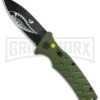 Boker Warhawk Strike Automatic Knife - Dagger -Elite Knives Shop Boker Plus Warhawk Strike Dagger Auto Green Black BHQ 113922 jr large