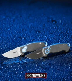 Boker Vox Kompakt CA Legal Automatic Knife - Drop Point Stonewash Plain -Elite Knives Shop Boker Vox Kompakt CA Legal Automatic Knife Black BHQ 95711 kp blue web large