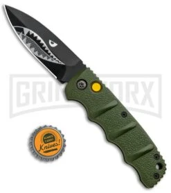 Boker Kalashnikov Warhawk Automatic Knife - D2 Dagger Black Plain -Elite Knives Shop Boker Warhawk Kalashnikov Dagger Auto Black 01KALS41NSOI BHQ 92862 jr bottlecap large