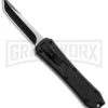 Coffin Blaster Tactical Black DA/OTF Automatic Knife - Tanto Two-Tone -Elite Knives Shop Coffin Blaster Tactical Black DA Auto Tanto TT GX 33655 jr large