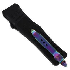 Femme Fatale Miniature Damascus Steel Automatic Out The Front Knife -Elite Knives Shop DS68 16798.1608318399