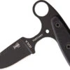 ESEE Tertiary Black G10 1095HC Clip Point Push Dagger W/ Sheath TERTIARY -Elite Knives Shop ESTERTIARY
