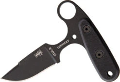 ESEE Tertiary Black G10 1095HC Clip Point Push Dagger W/ Sheath TERTIARY
