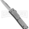 Firecracker Mini Gray HL D/A OTF Automatic Knife - Bead Blast Plain -Elite Knives Shop FIrecracker Mini Gray DA OTF Auto BB 2706 1PK GX 35324 LS large