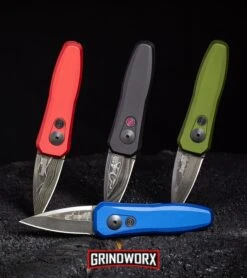 Kershaw Launch 4 Red Automatic Knife CA Legal - Damascus Plain -Elite Knives Shop Kershaw Launch 4 CA Legal Automatic Knife Blue BHQ91856 kp burnt log round web large