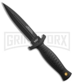 United Cutlery Black Combat Commander Boot Knife - Black Plain