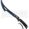 Z-Hunter Annihilator Black/Blue Machete - Two-Tone Serr - 020BL