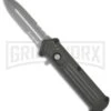Gray Arrow OTF Joker Automatic Knife Cupid Clone - Bead Blast Serr -Elite Knives Shop arrow otf automatic knife gray large