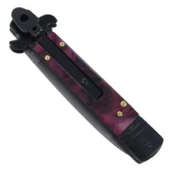 Automatic Sweet Merlot Stiletto Knife -Elite Knives Shop dm1875b 03133.1564504952