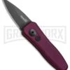 Kershaw Launch 4 Purple Automatic Knife CA Legal - Black Plain -Elite Knives Shop kershaw launch 4 purple 7500PURBLK BHQ 37821 er large