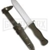 Rite Edge Surplus German Combat OD Green Plastic Fixed Blade Knife - Satin Plain -Elite Knives Shop rite edge surplus german combat od green plastic satin BP 29546 jr large