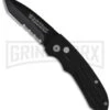 Smith & Wesson Extreme Ops SW50BTS Black Automatic Knife - Tanto Black Serr -Elite Knives Shop smith wesson sw50bts large